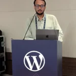 Shail Agrawal at a WordPress community event